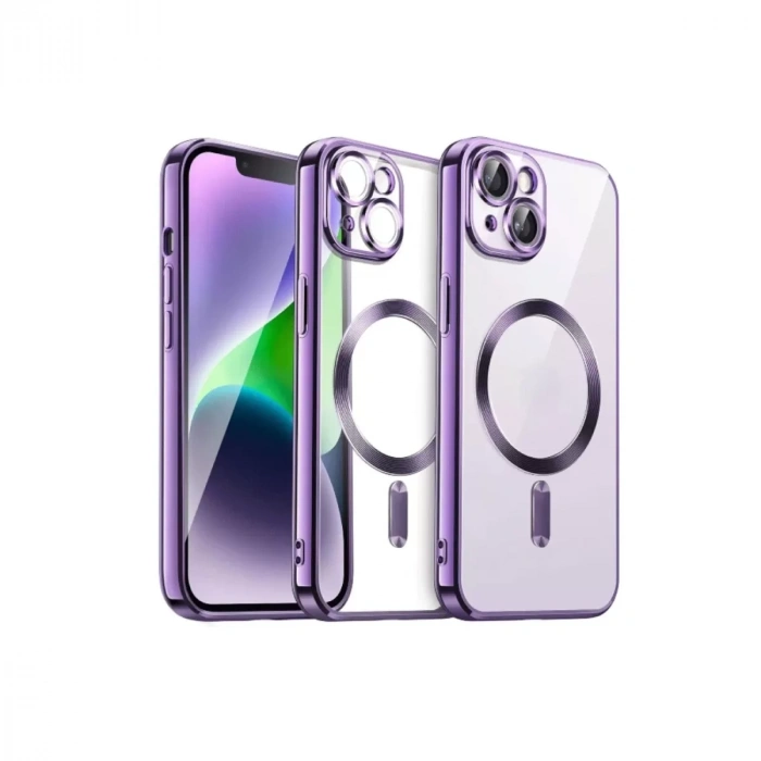 Apple iPhone 13 Kılıf Kross Magneticsafe Kapak - Mor