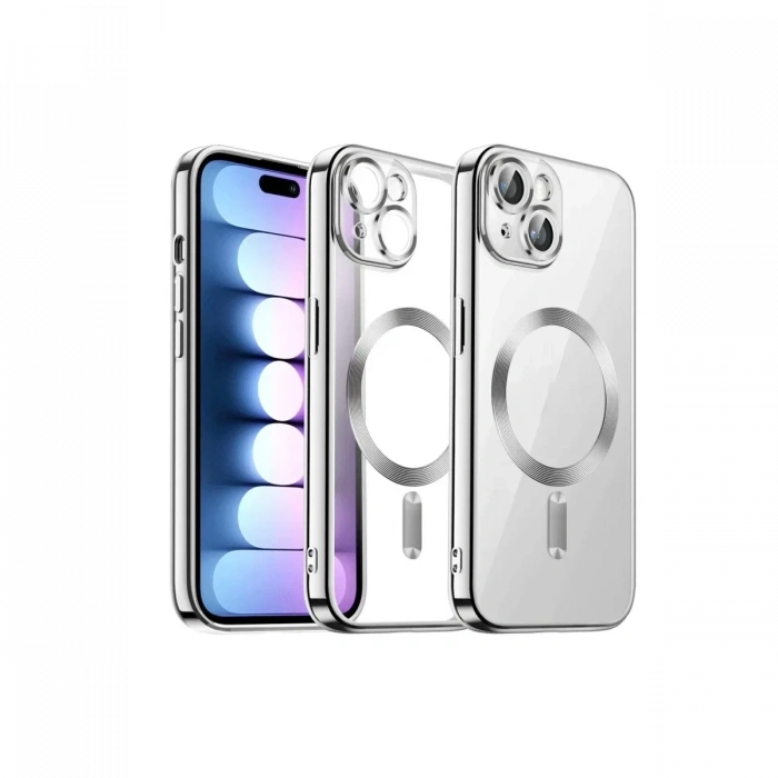 Apple iPhone 13 Kılıf Kross Magneticsafe Kapak - Titan Gri