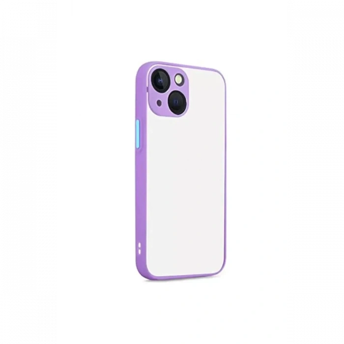 Apple iPhone 13 Kılıf Montreal Silikon Kapak - Mor