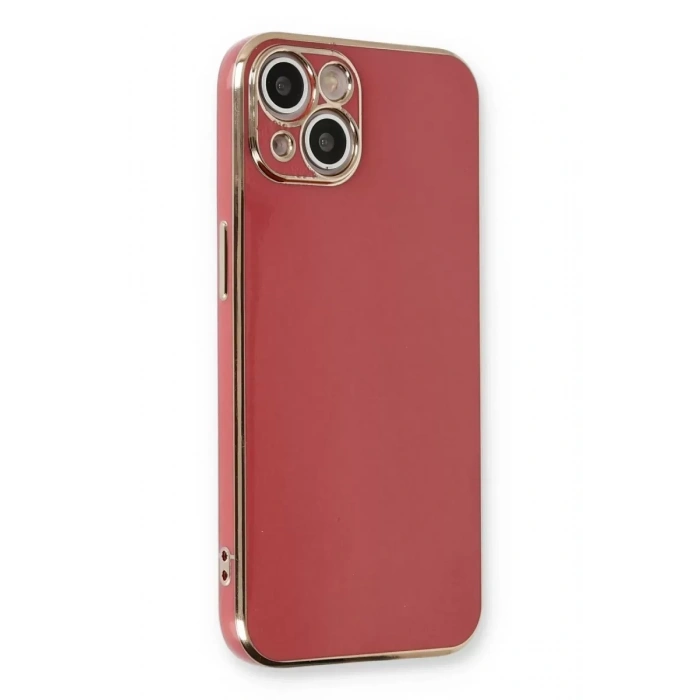 Apple iPhone 13 Kılıf Volet Silikon - Kırmızı