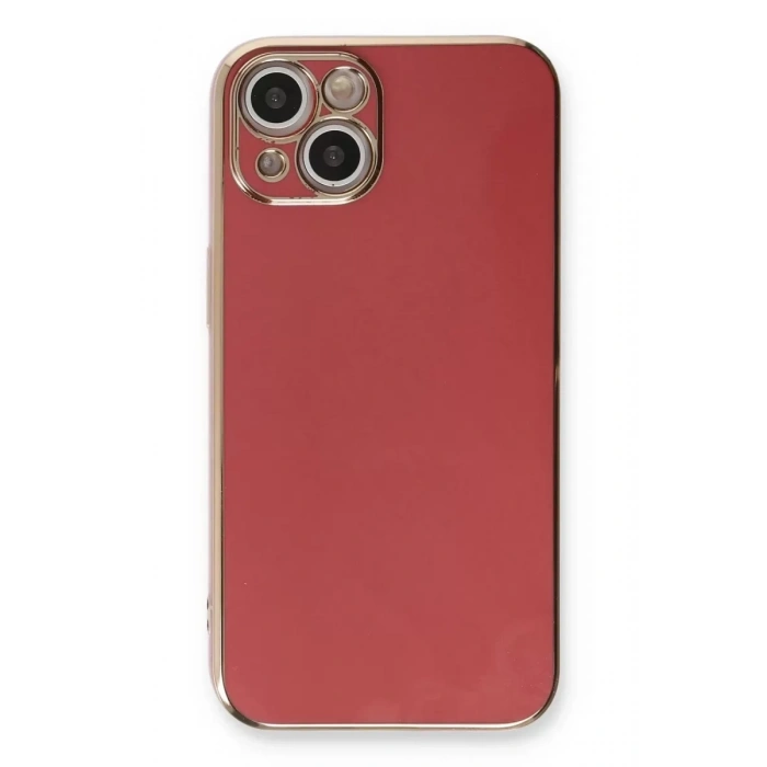 Apple iPhone 13 Kılıf Volet Silikon - Kırmızı