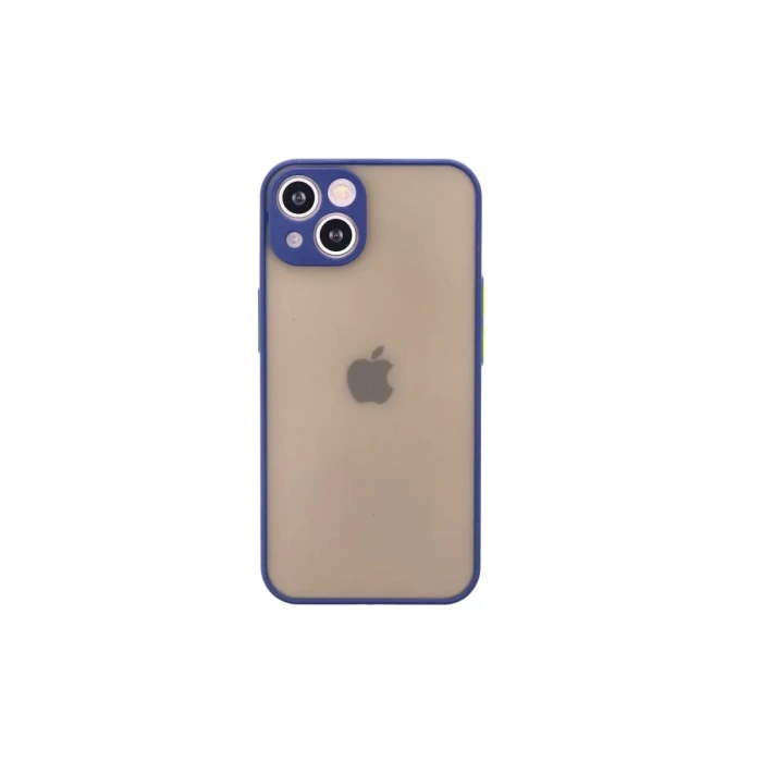 Apple iPhone 13 Mini Kılıf Montreal Silikon Kapak - Lacivert