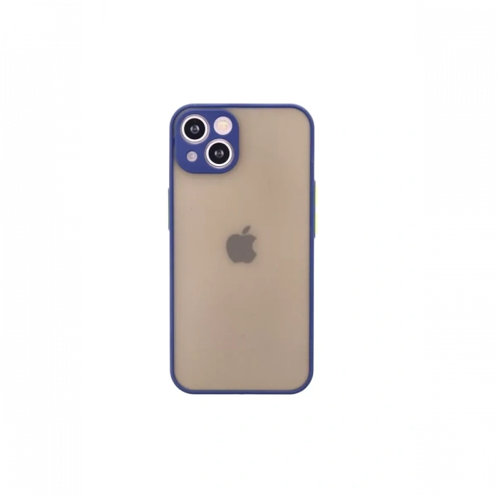Apple iPhone 13 Mini Kılıf Montreal Silikon Kapak - Lacivert