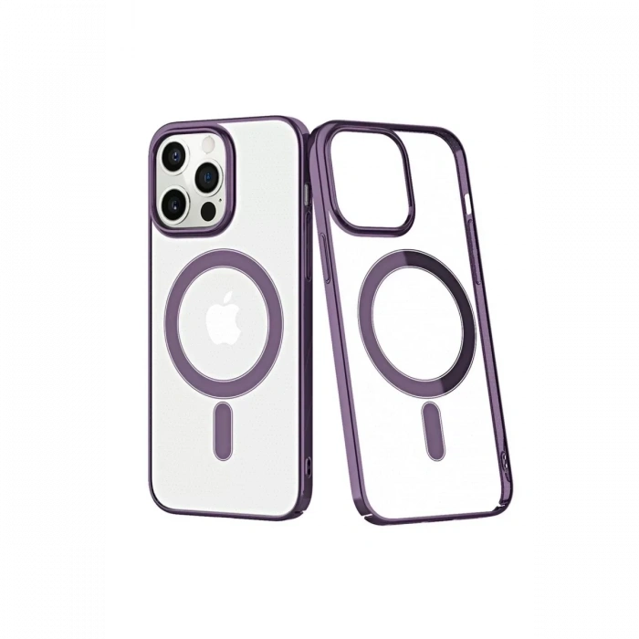 Apple iPhone 13 Pro Kılıf Element Magneticsafe Sert Kapak - Derin Mor
