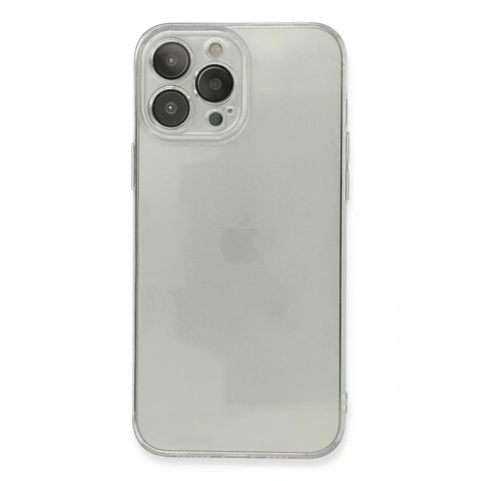 Apple iPhone 13 Pro Kılıf Fly Lens Silikon - Şeffaf