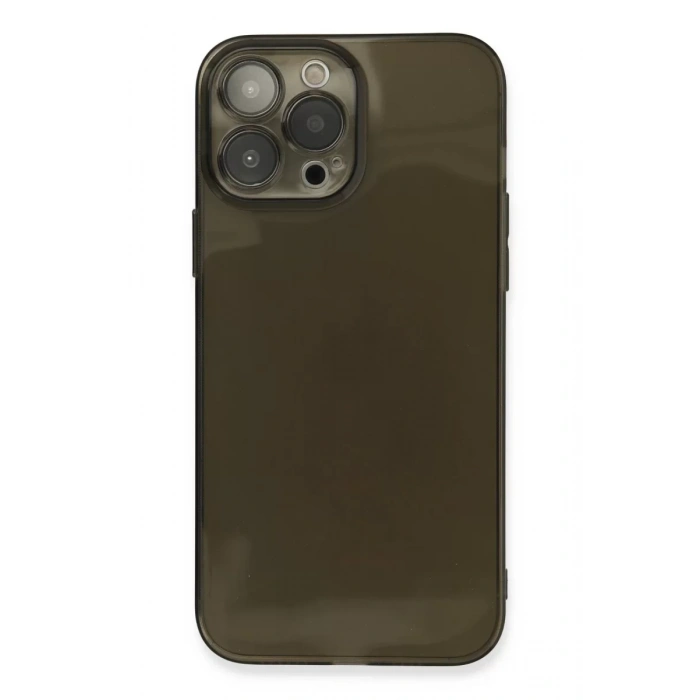 Apple iPhone 13 Pro Kılıf Fly Lens Silikon - Siyah