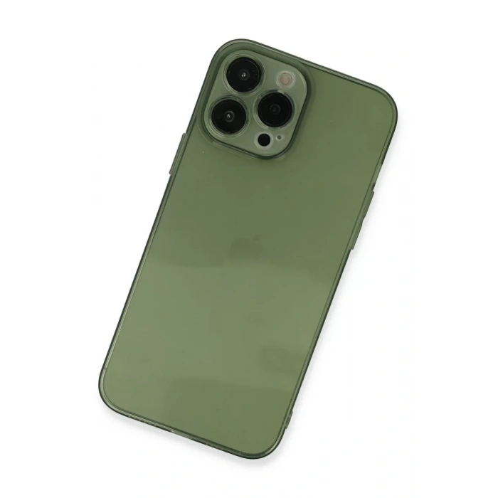 Apple iPhone 13 Pro Kılıf Fly Lens Silikon - Yeşil