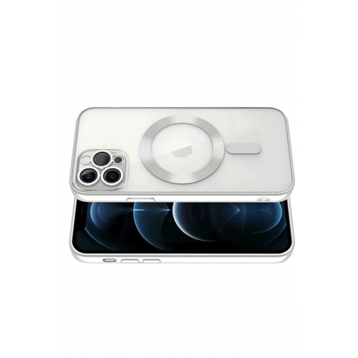 Apple iPhone 13 Pro Kılıf Kross Magneticsafe Kapak - Gümüş