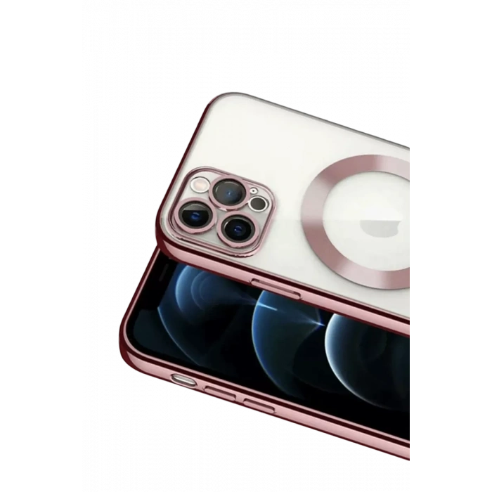 Apple iPhone 13 Pro Kılıf Kross Magneticsafe Kapak - Rose
