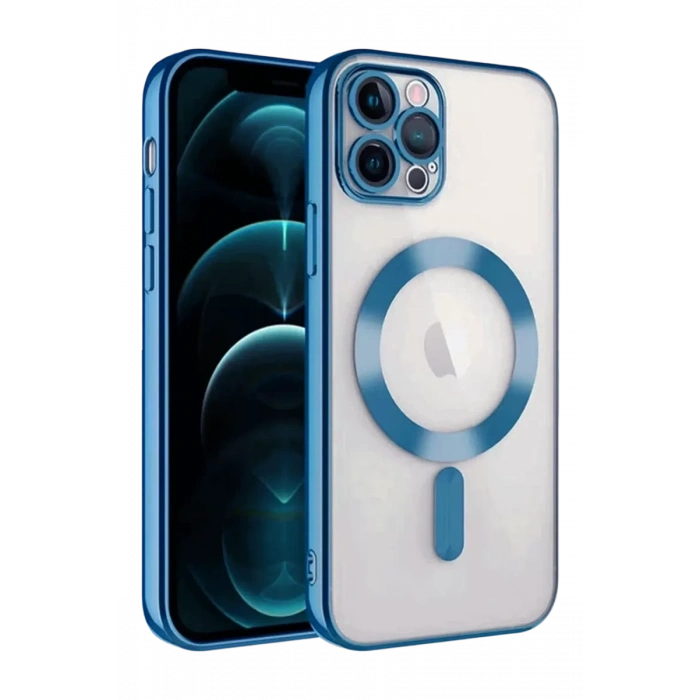 Apple iPhone 13 Pro Kılıf Kross Magneticsafe Kapak - Sierra Blue