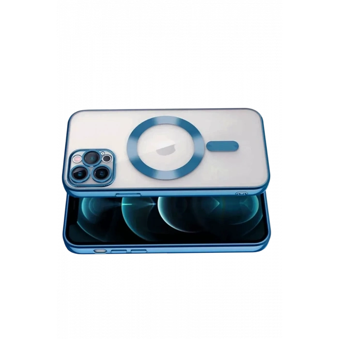 Apple iPhone 13 Pro Kılıf Kross Magneticsafe Kapak - Sierra Blue