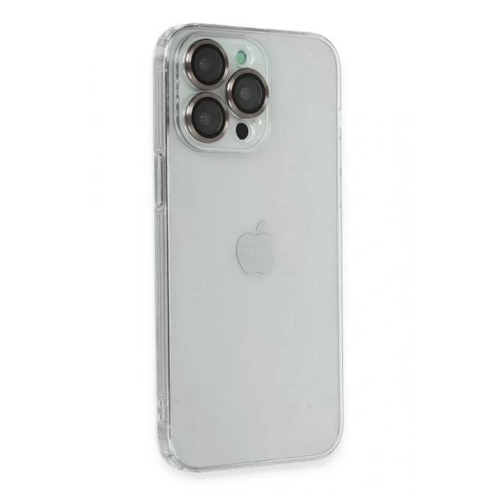 Apple iPhone 13 Pro Kılıf Luko Lens Silikon -Yeşil