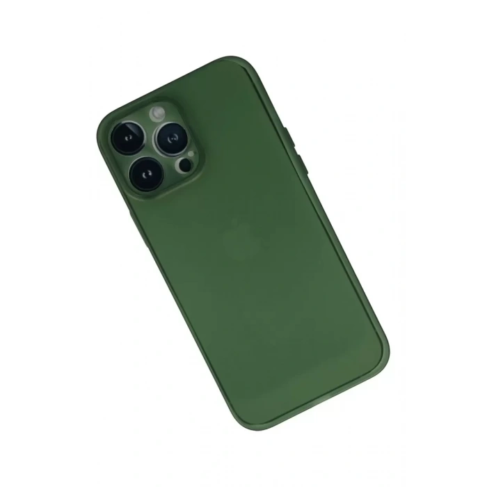 Apple iPhone 13 Pro Kılıf PP Ultra İnce Kapak - Yeşil