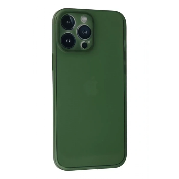 Apple iPhone 13 Pro Kılıf PP Ultra İnce Kapak - Yeşil