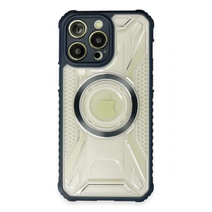 Apple iPhone 13 Pro Kılıf Prag Magneticsafe Kapak - Lacivert