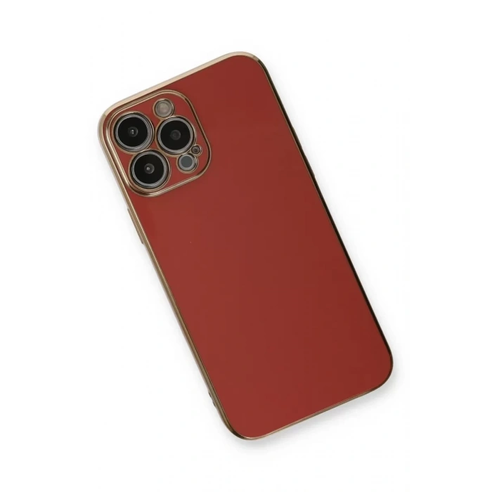 Apple iPhone 13 Pro Kılıf Volet Silikon - Kırmızı