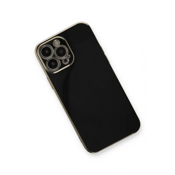 Apple iPhone 13 Pro Kılıf Volet Silikon - Siyah