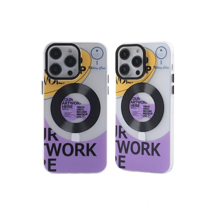 Apple iPhone 13 Pro Max Kılıf Apollo Magneticsafe Desenli Kapak - Apollo Şeffaf - 6