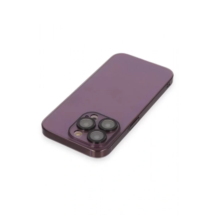 Apple iPhone 13 Pro Max Kılıf Armada Lensli Kapak - Derin Mor
