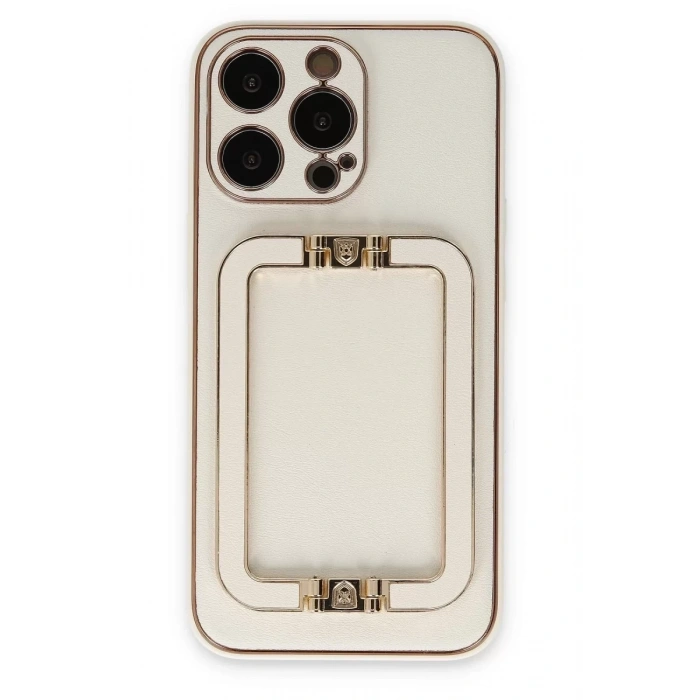 Apple iPhone 13 Pro Max Kılıf Coco Elit Kapak - Beyaz