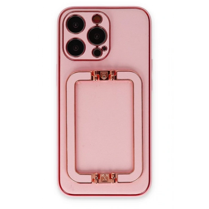 Apple iPhone 13 Pro Max Kılıf Coco Elit Kapak - Pembe
