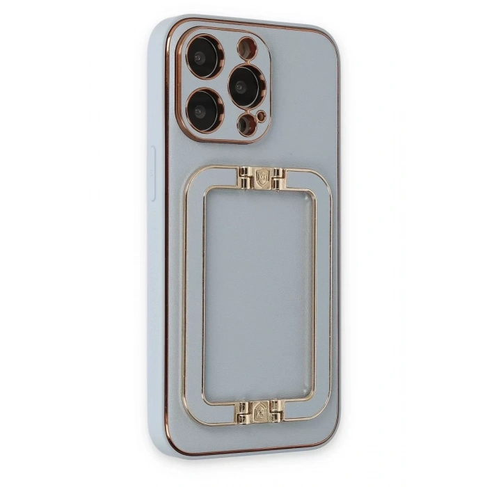 Apple iPhone 13 Pro Max Kılıf Coco Elit Kapak - Turkuaz