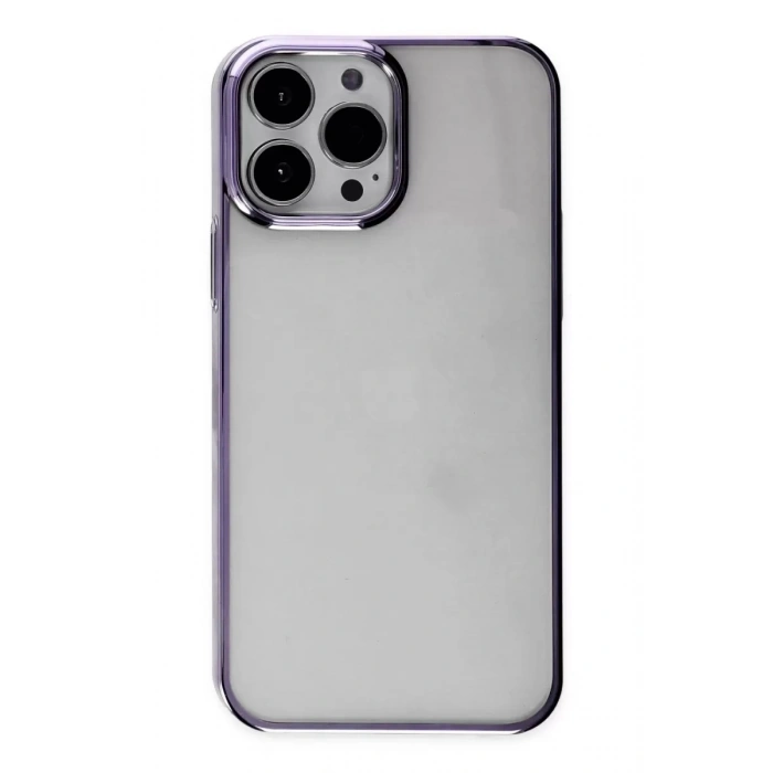 Apple iPhone 13 Pro Max Kılıf Element Silikon - Mor