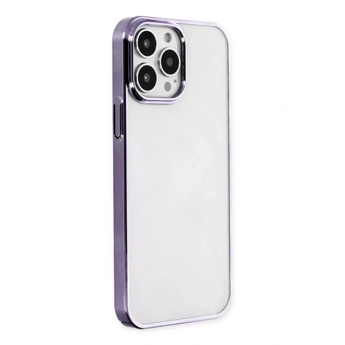 Apple iPhone 13 Pro Max Kılıf Element Silikon - Mor