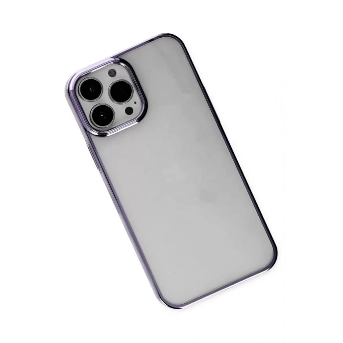 Apple iPhone 13 Pro Max Kılıf Element Silikon - Mor