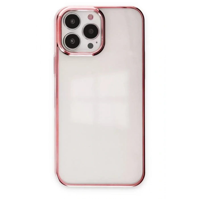 Apple iPhone 13 Pro Max Kılıf Element Silikon - Pembe