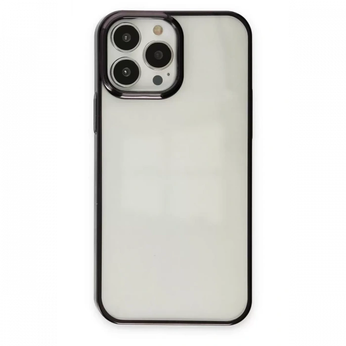 Apple iPhone 13 Pro Max Kılıf Element Silikon - Siyah