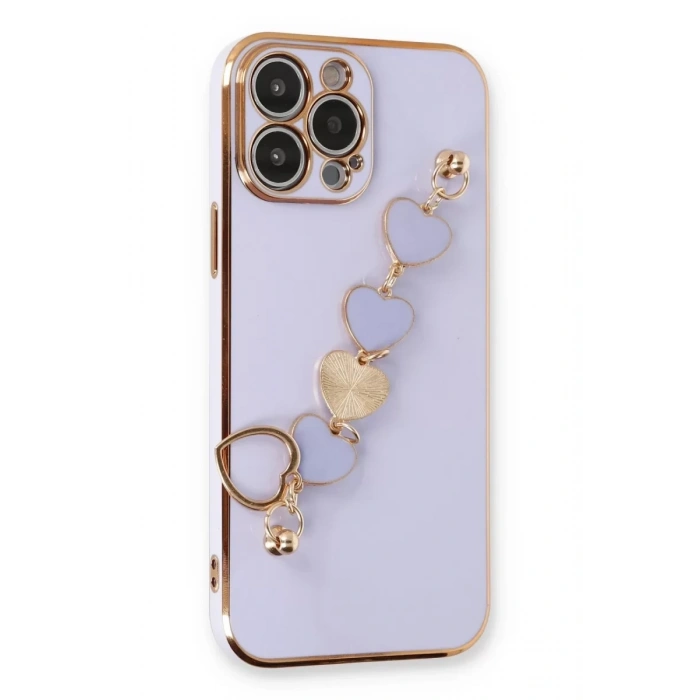 Apple iPhone 13 Pro Max Kılıf Esila Silikon - Lila