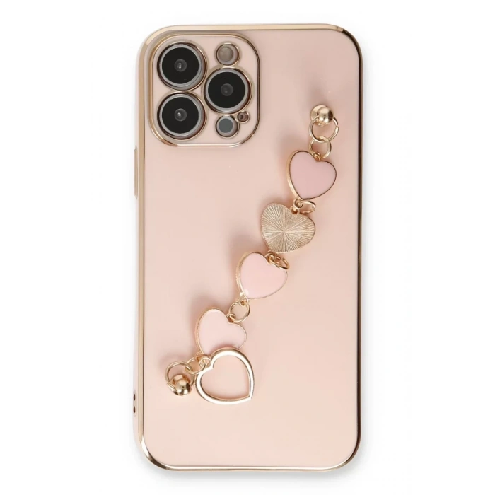Apple iPhone 13 Pro Max Kılıf Esila Silikon - Pudra