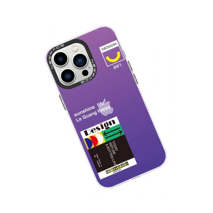 Apple iPhone 13 Pro Max Kılıf Estoril Desenli Kapak - Estoril - 4