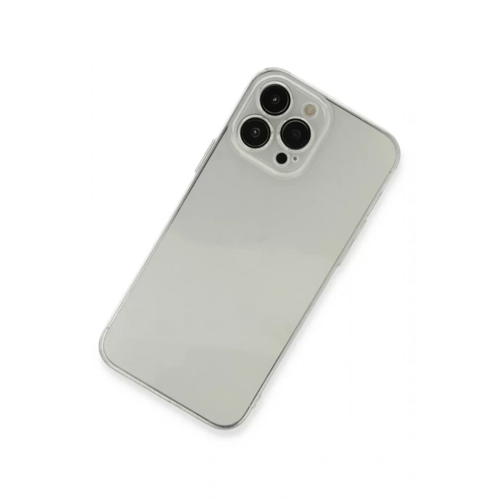 Apple iPhone 13 Pro Max Kılıf Fly Lens Silikon - Şeffaf