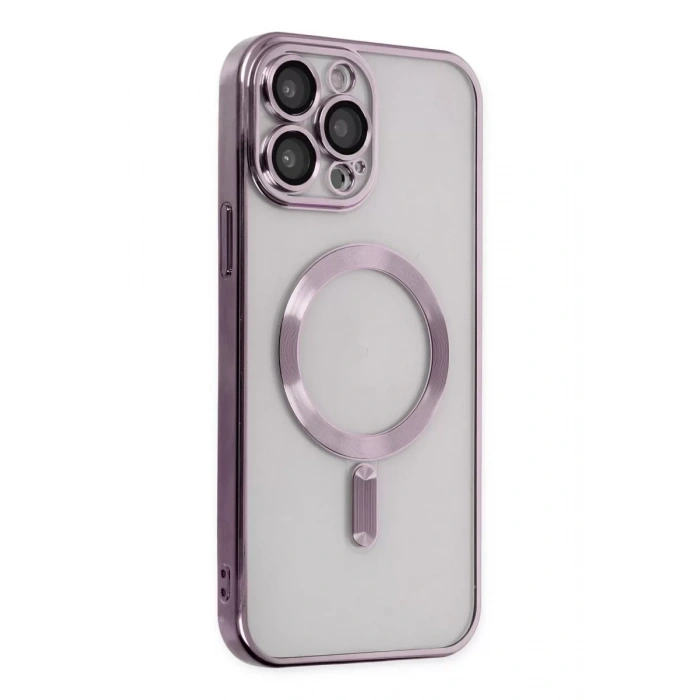 Apple iPhone 13 Pro Max Kılıf Kross Magneticsafe Kapak - Mor
