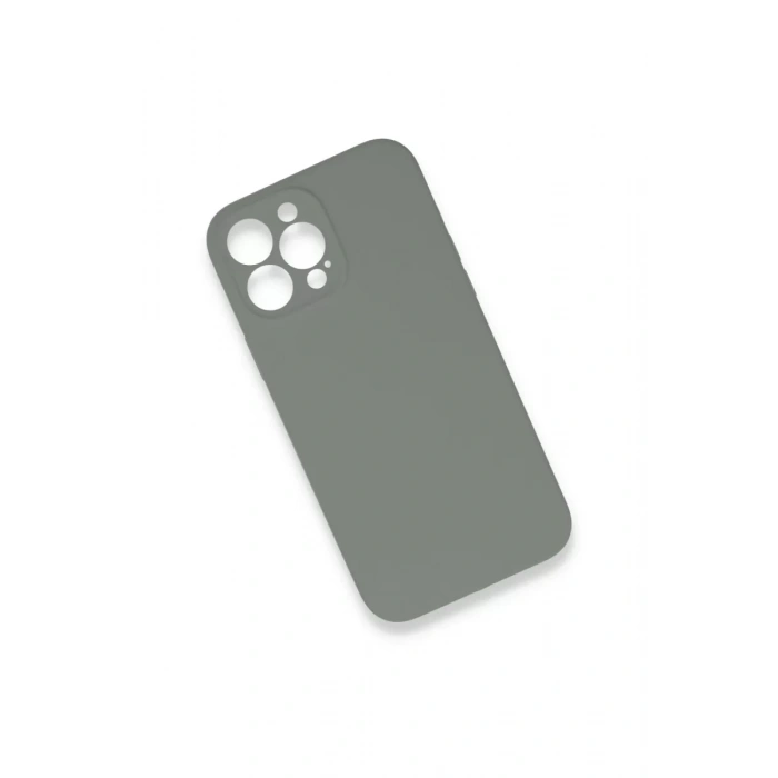 Apple iPhone 13 Pro Max Kılıf Lansman Legant Silikon - Gri