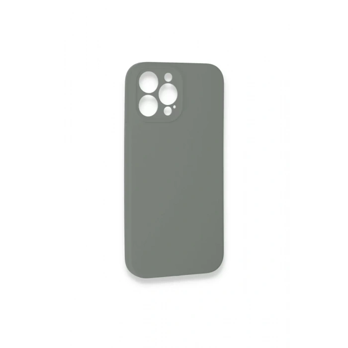 Apple iPhone 13 Pro Max Kılıf Lansman Legant Silikon - Gri