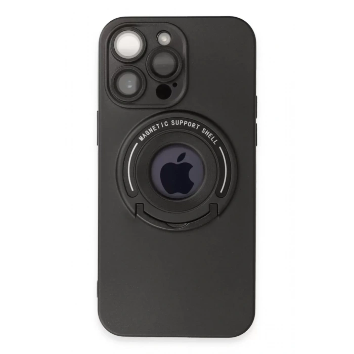 Apple iPhone 13 Pro Max Kılıf Lukka Magneticsafe Kapak - Siyah