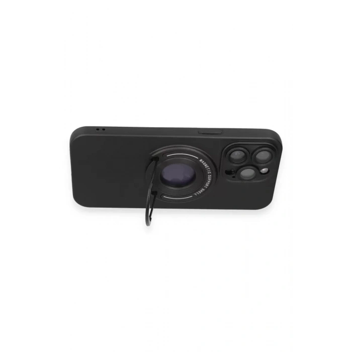 Apple iPhone 13 Pro Max Kılıf Lukka Magneticsafe Kapak - Siyah