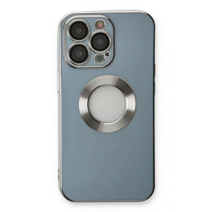 Apple iPhone 13 Pro Max Kılıf Store Silikon - Sierra Blue