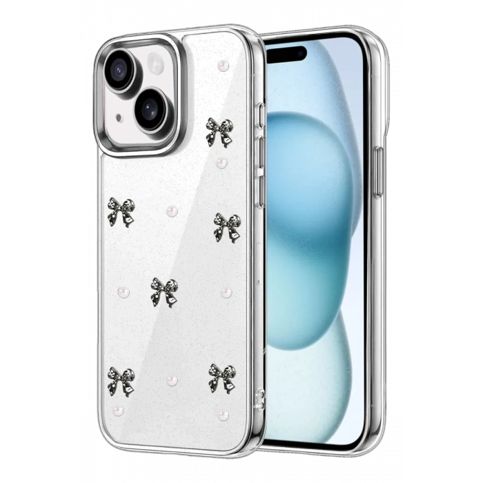 Apple iPhone 14 Fiyonk Desenli Kapak - Desen 8