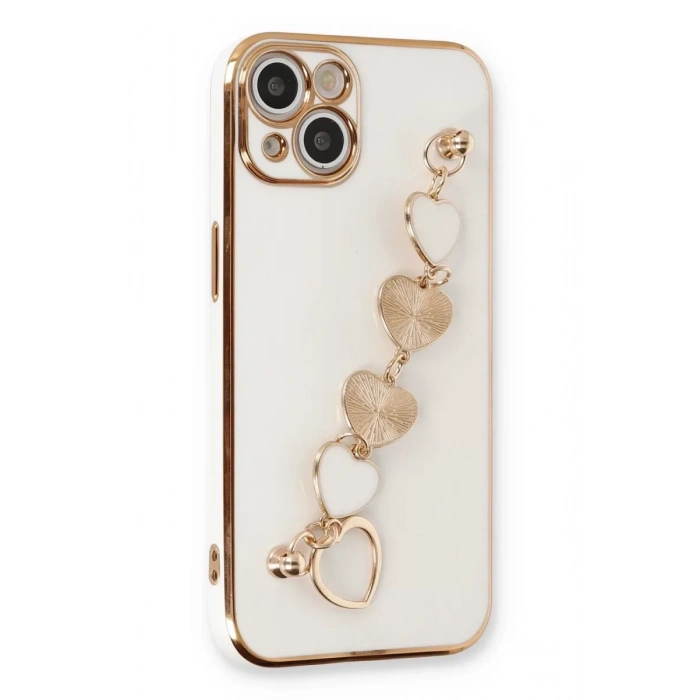 Apple iPhone 14 Kılıf Esila Silikon - Beyaz