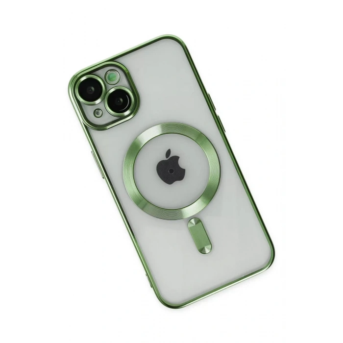 Apple iPhone 14 Kılıf Kross Magneticsafe Kapak - Koyu Yeşil