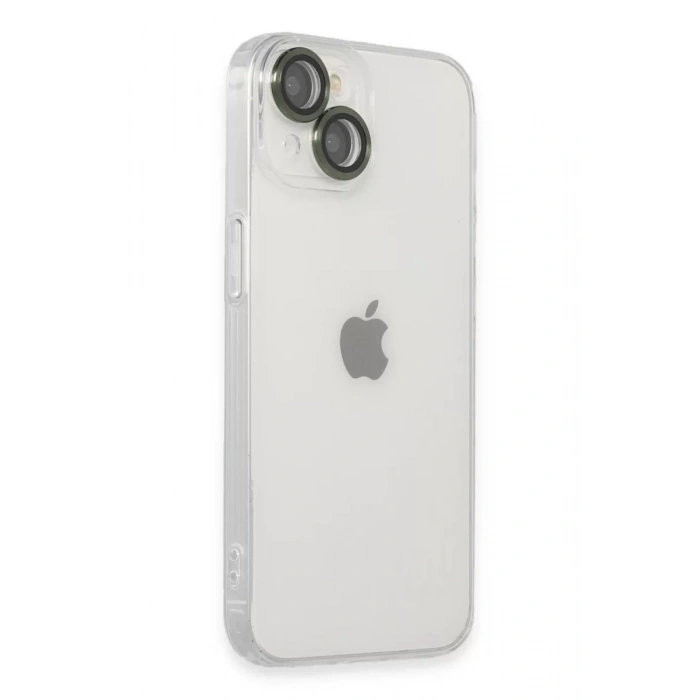 Apple iPhone 14 Kılıf Luko Lens Silikon - Yeşil