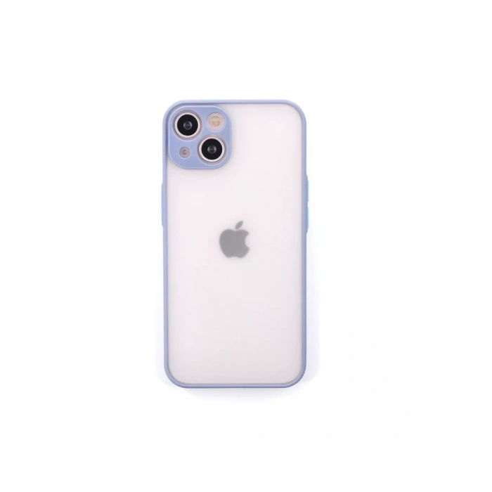 Apple iPhone 14 Kılıf Montreal Silikon Kapak - Gri