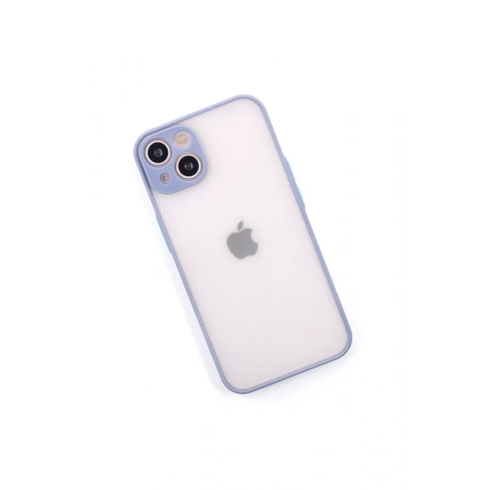 Apple iPhone 14 Kılıf Montreal Silikon Kapak - Gri