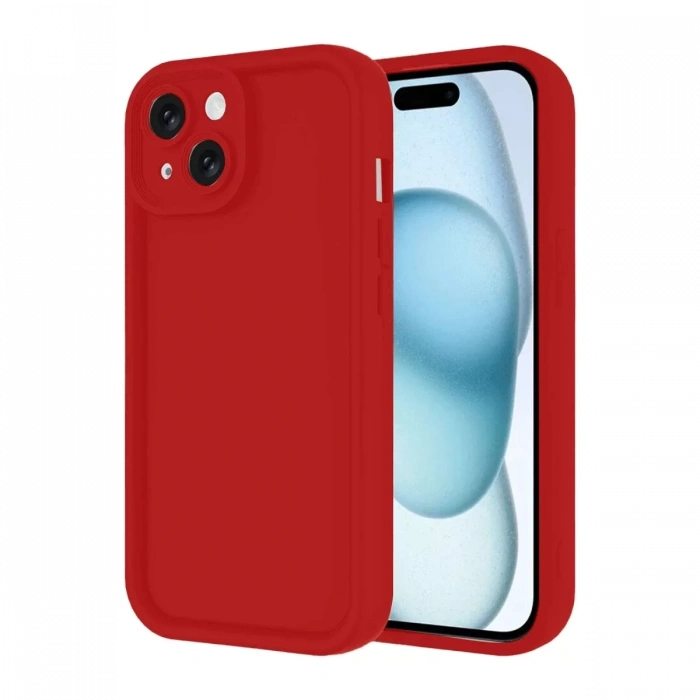 Apple iPhone 14 Kılıf Viera Silikon - Kırmızı