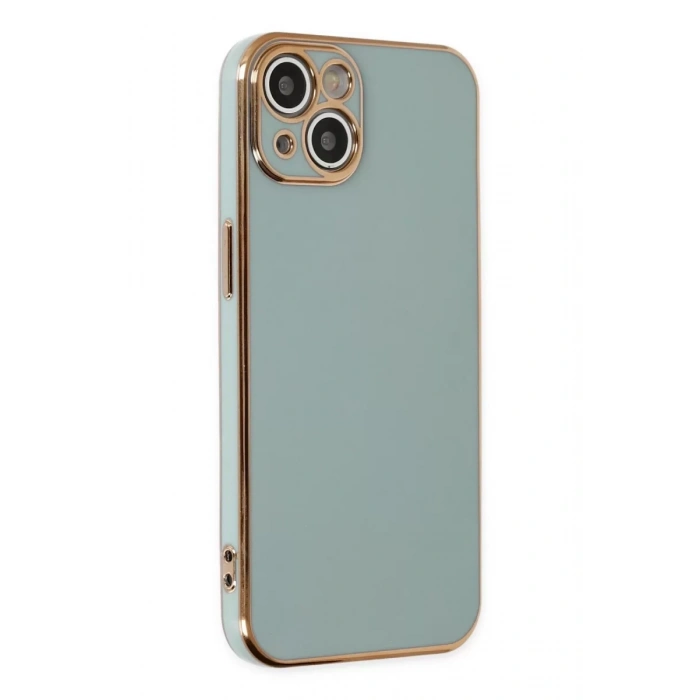 Apple iPhone 14 Kılıf Volet Silikon - Açık Yeşil