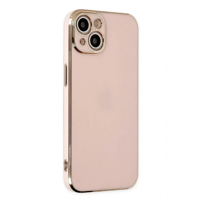 Apple iPhone 14 Kılıf Volet Silikon - Pembe